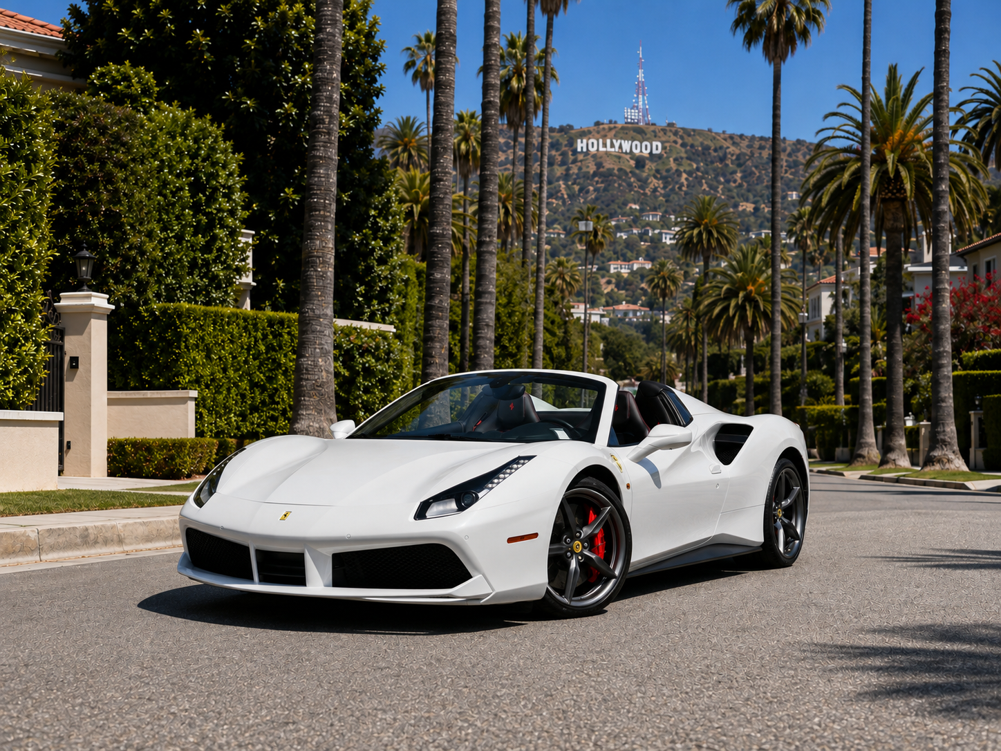 Ferrari 488 Spider rental in Los Angeles